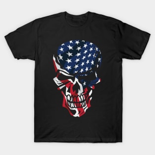 American Flag Skull T-Shirt